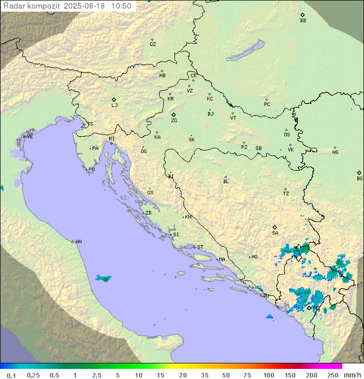 Padavine Hrvaška