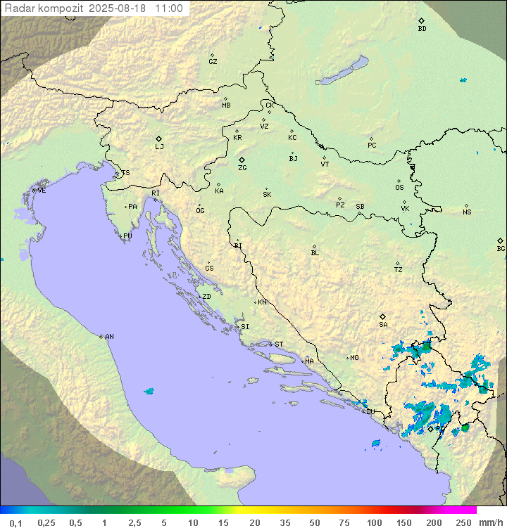 Padavine Hrvaška