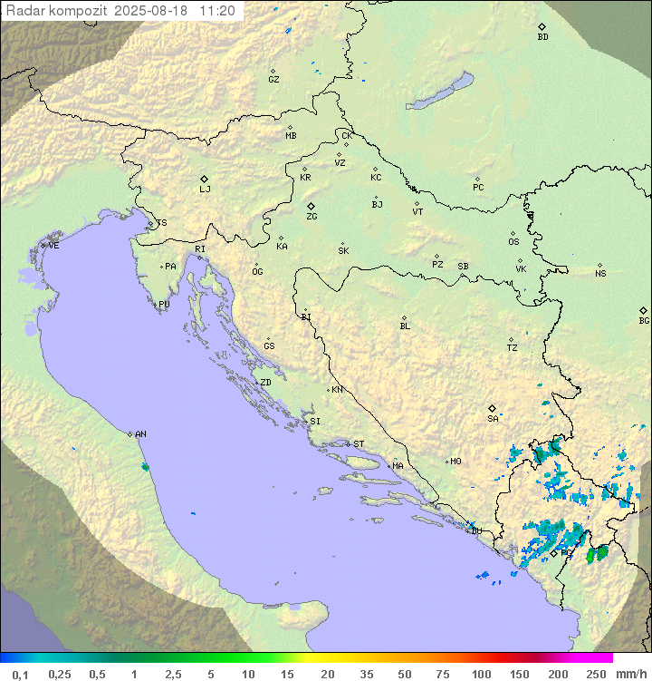 Padavine Hrvaška