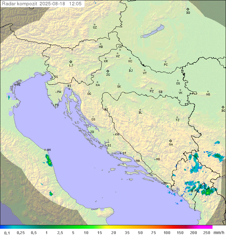 Padavine Hrvaška