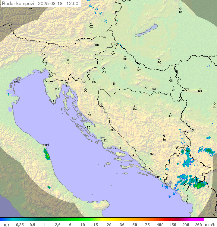 Padavine Hrvaška