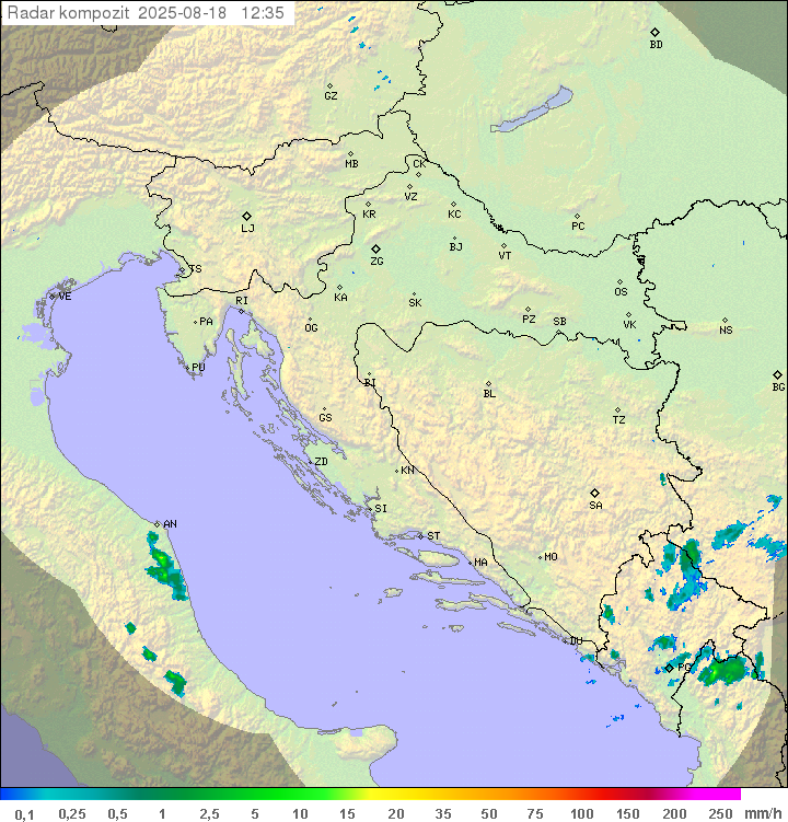 Padavine Hrvaška