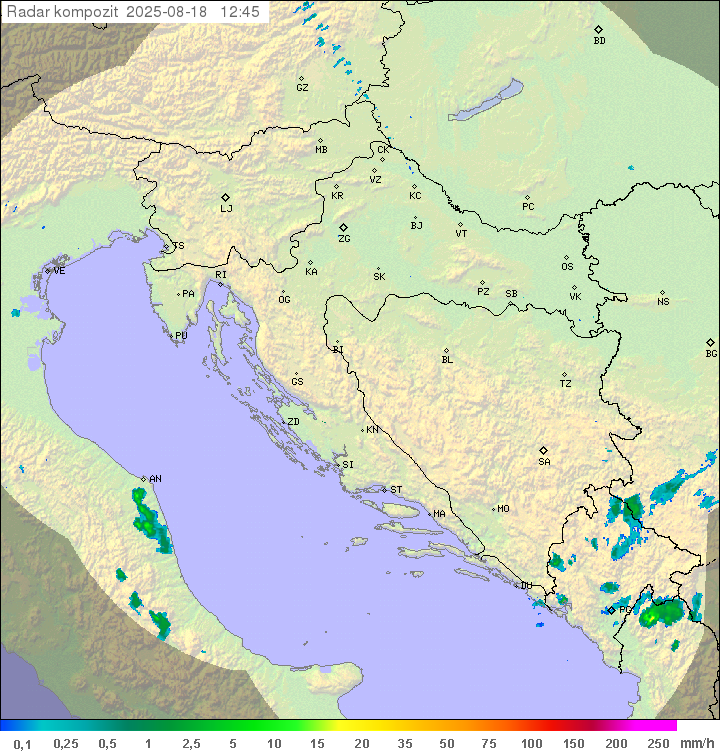 Padavine Hrvaška