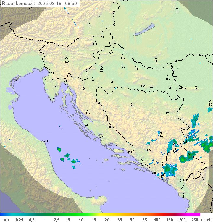 Padavine Hrvaška