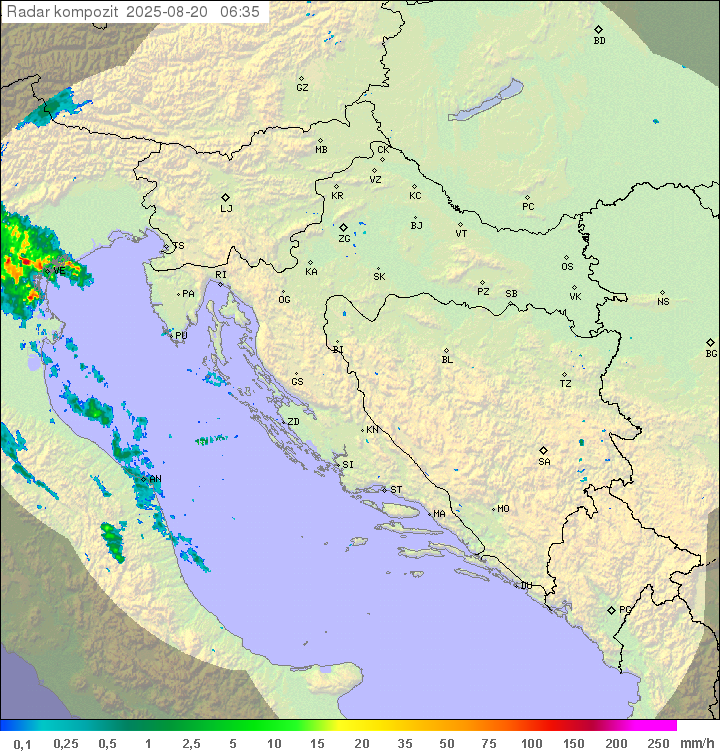 Padavine Hrvaška