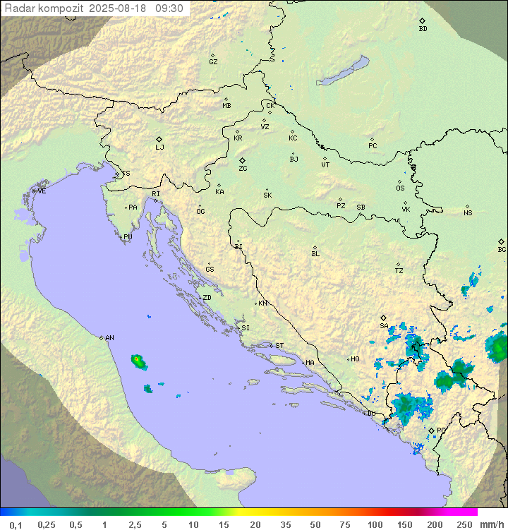 Padavine Hrvaška