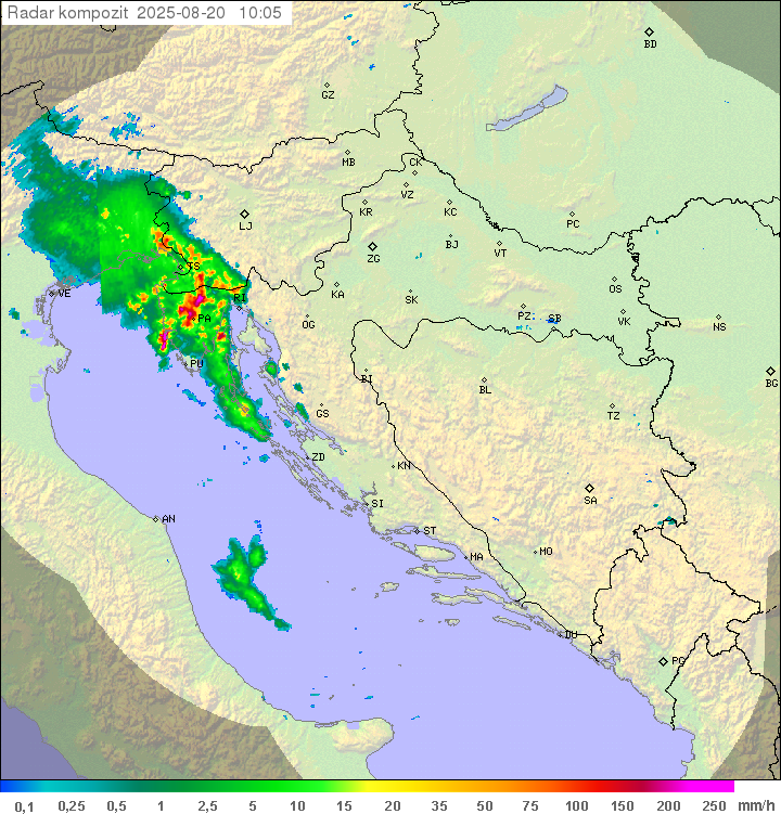 Padavine Hrvaška