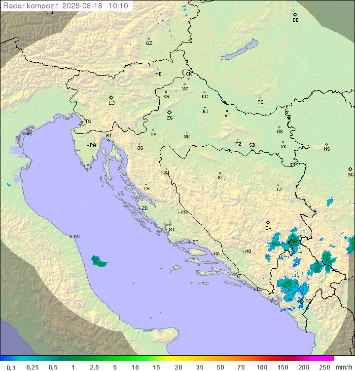 Padavine Hrvaška