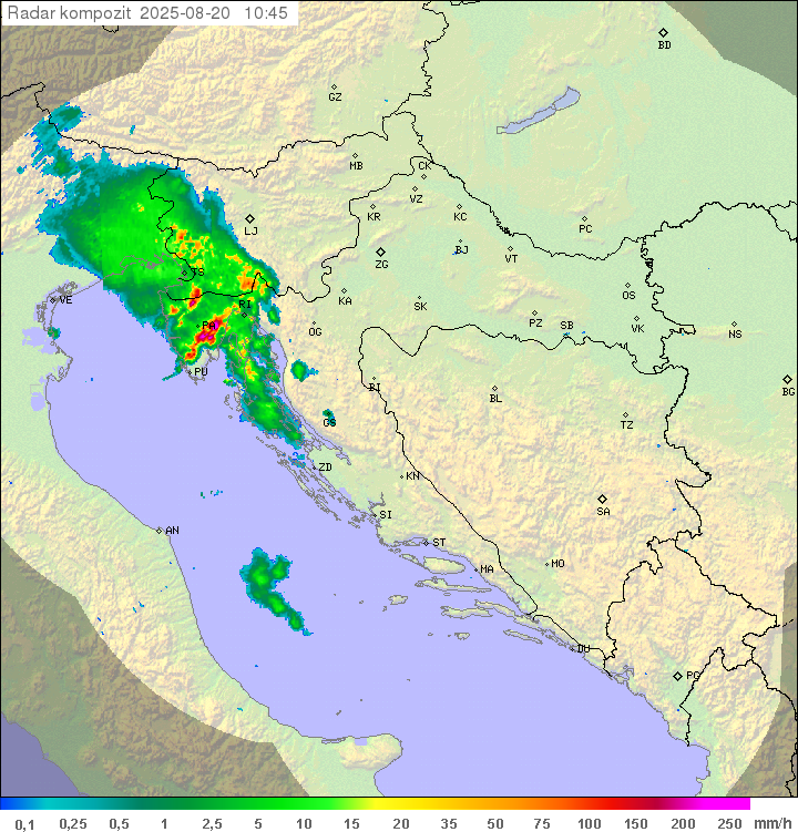 Padavine Hrvaška