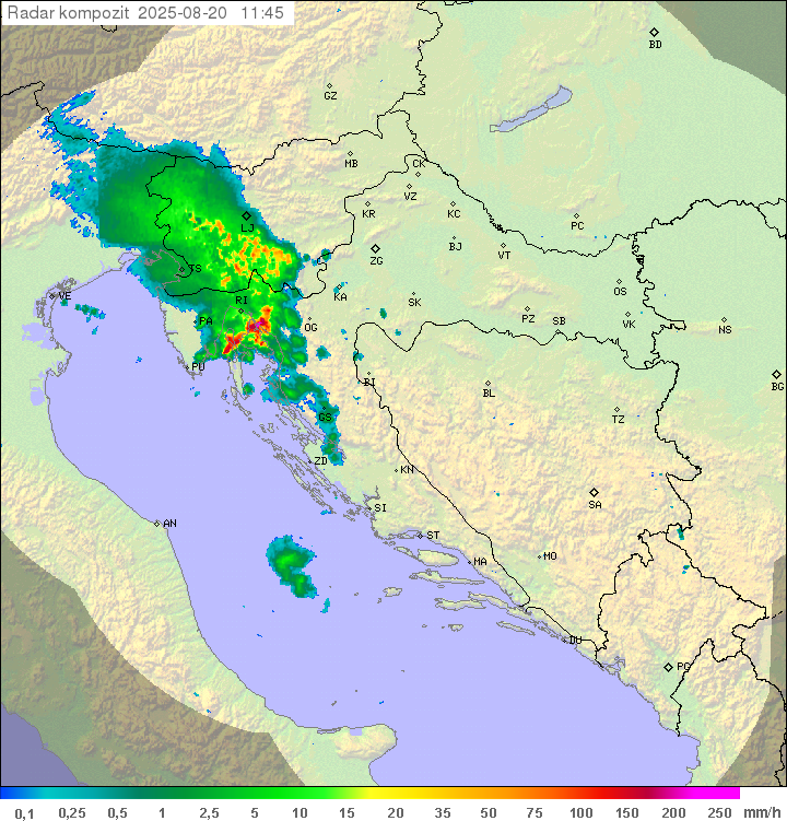 Padavine Hrvaška