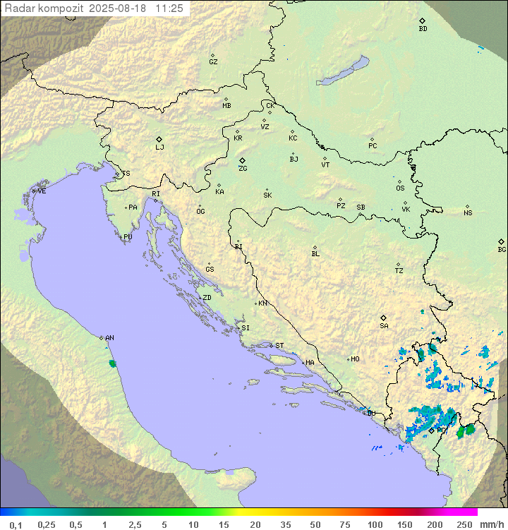 Padavine Hrvaška