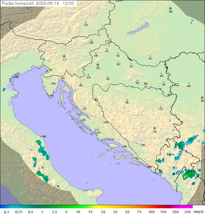 Padavine Hrvaška