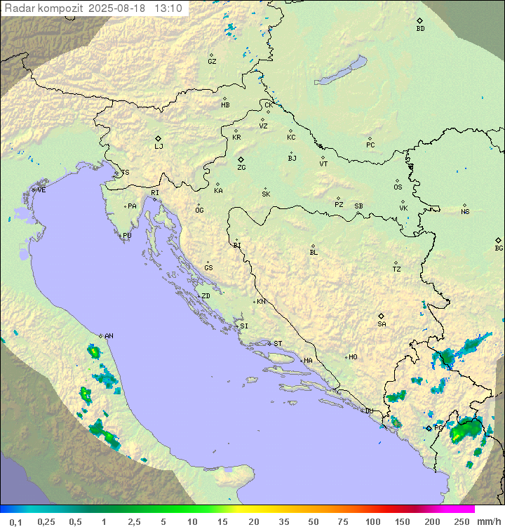 Padavine Hrvaška