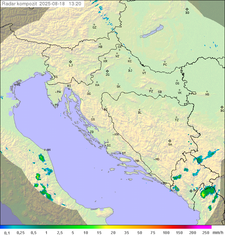 Padavine Hrvaška