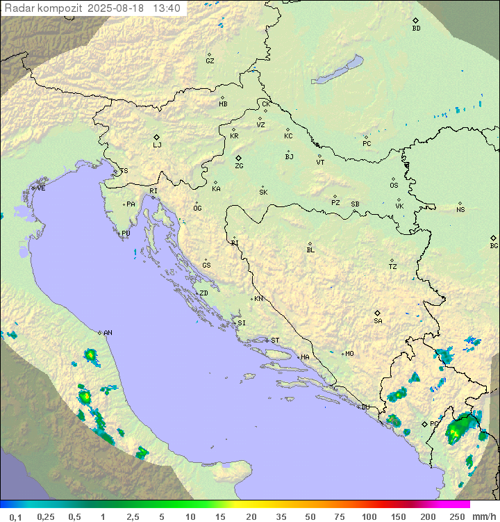 Padavine Hrvaška