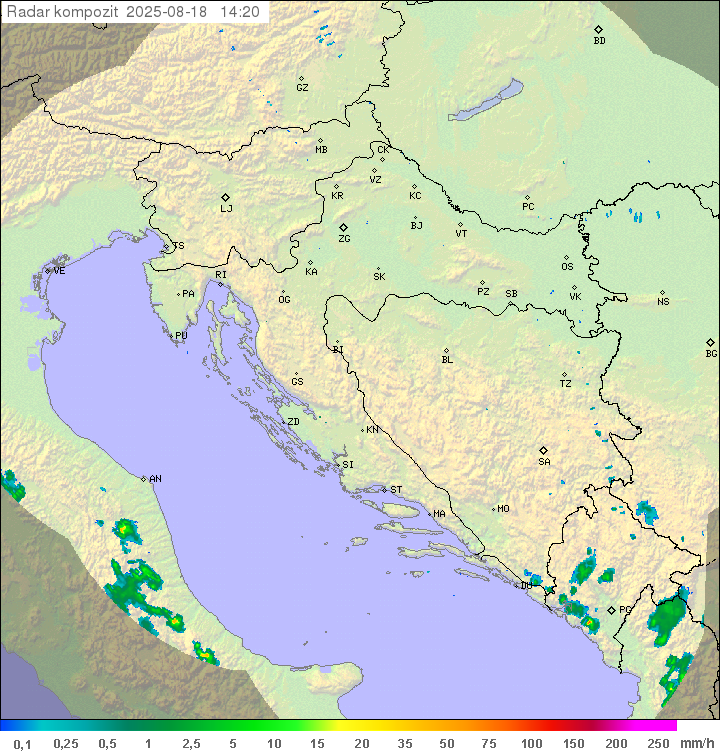Padavine Hrvaška