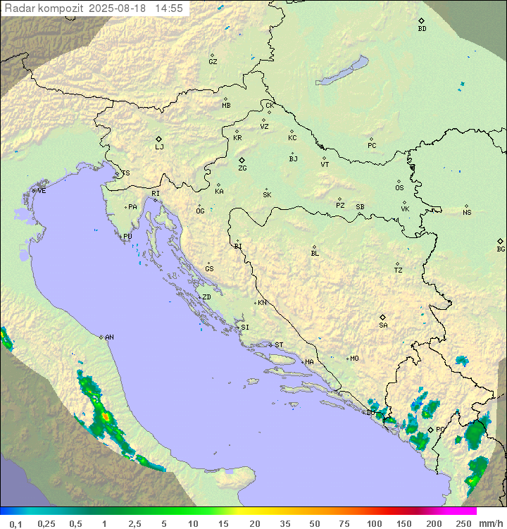 Padavine Hrvaška