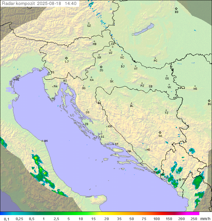 Padavine Hrvaška
