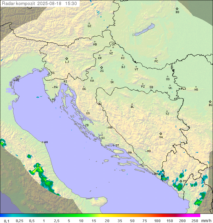 Padavine Hrvaška