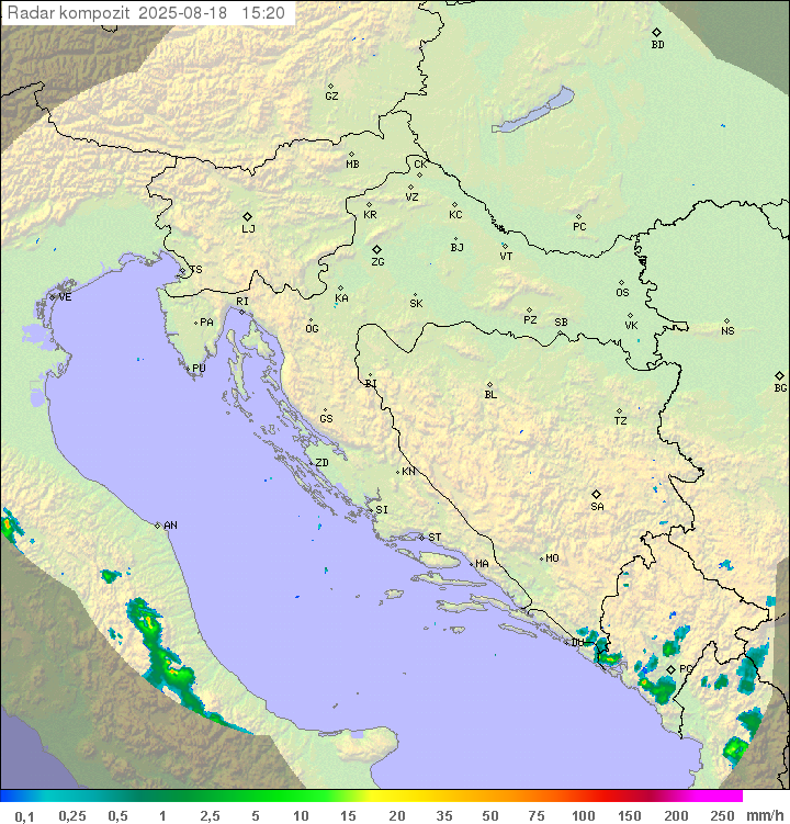 Padavine Hrvaška