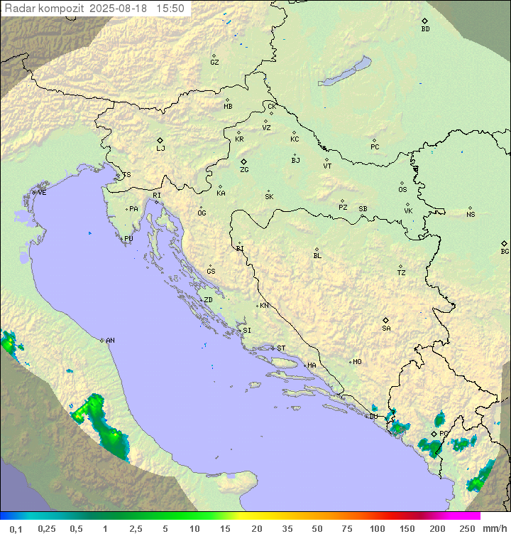 Padavine Hrvaška