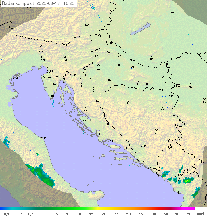Padavine Hrvaška