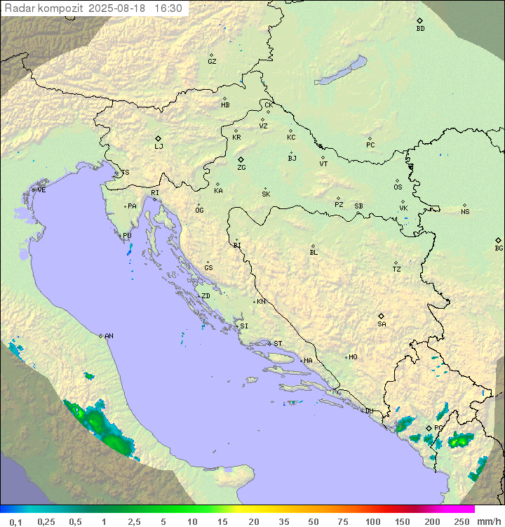 Padavine Hrvaška
