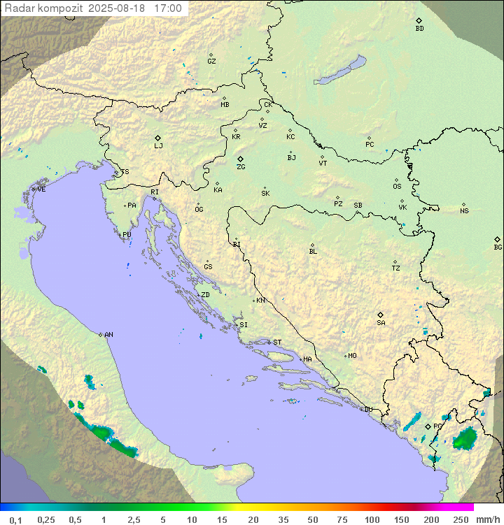 Padavine Hrvaška