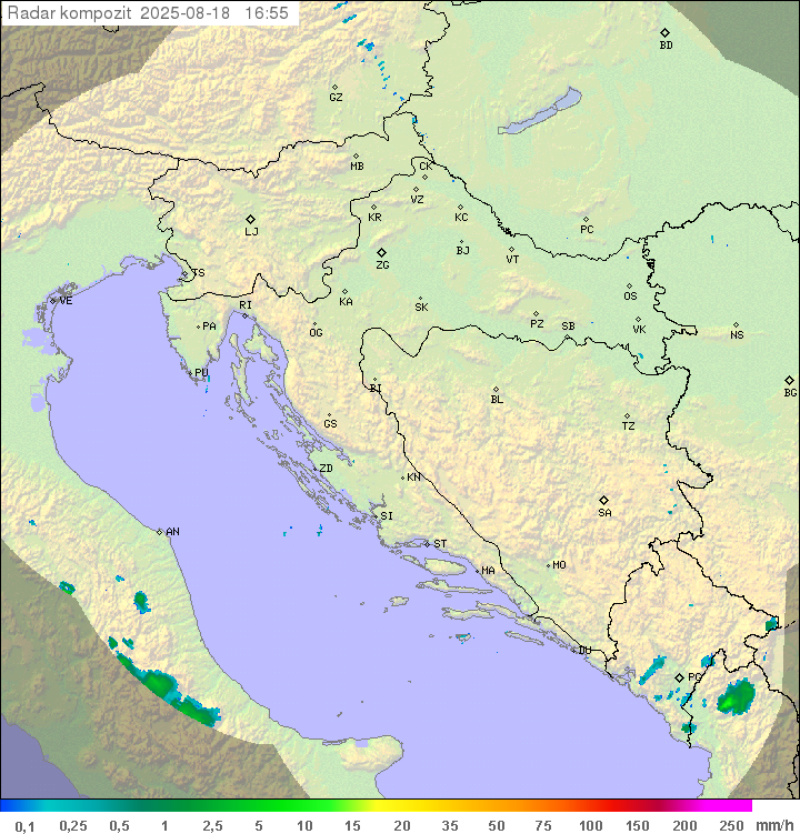 Padavine Hrvaška