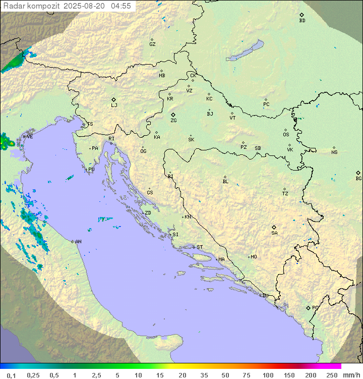 Padavine Hrvaška