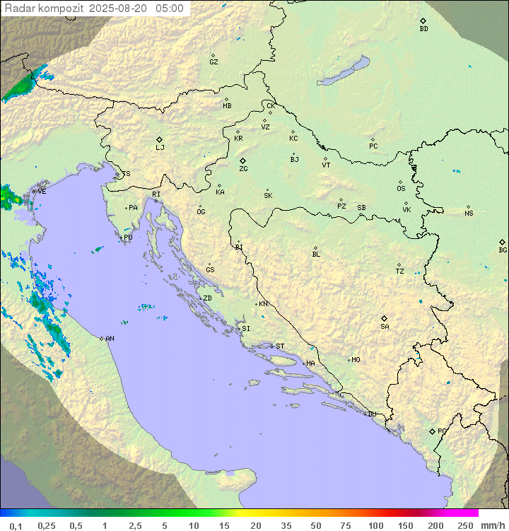 Padavine Hrvaška