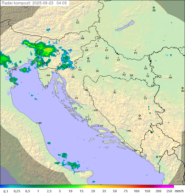 Padavine Hrvaška