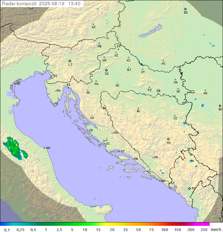 Padavine Hrvaška