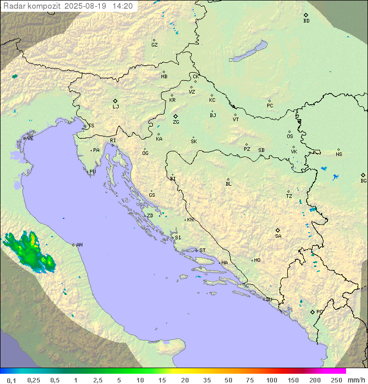 Padavine Hrvaška