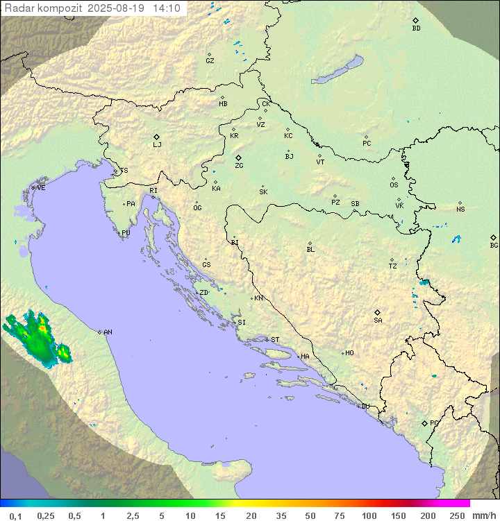 Padavine Hrvaška