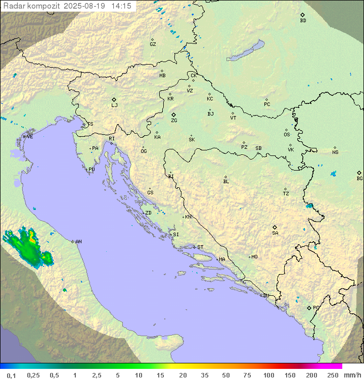 Padavine Hrvaška