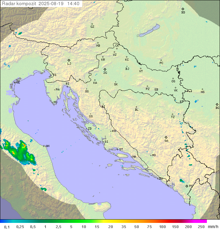 Padavine Hrvaška