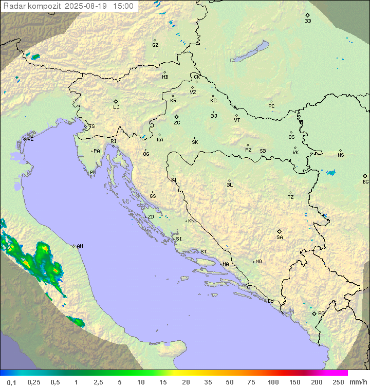 Padavine Hrvaška