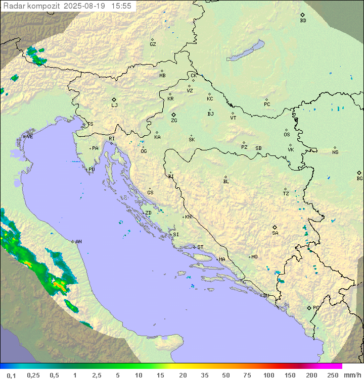 Padavine Hrvaška
