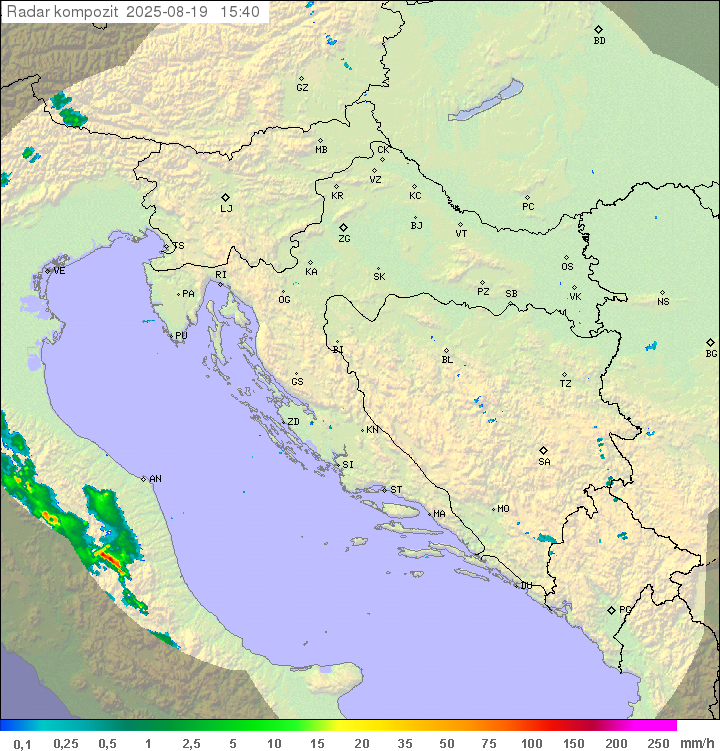 Padavine Hrvaška