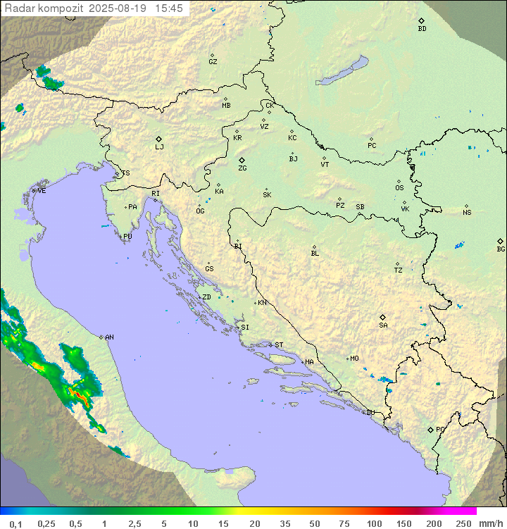 Padavine Hrvaška
