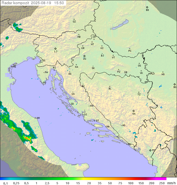 Padavine Hrvaška
