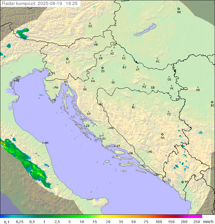 Padavine Hrvaška