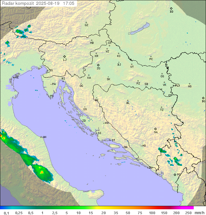 Padavine Hrvaška