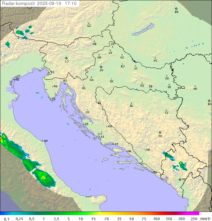 Padavine Hrvaška