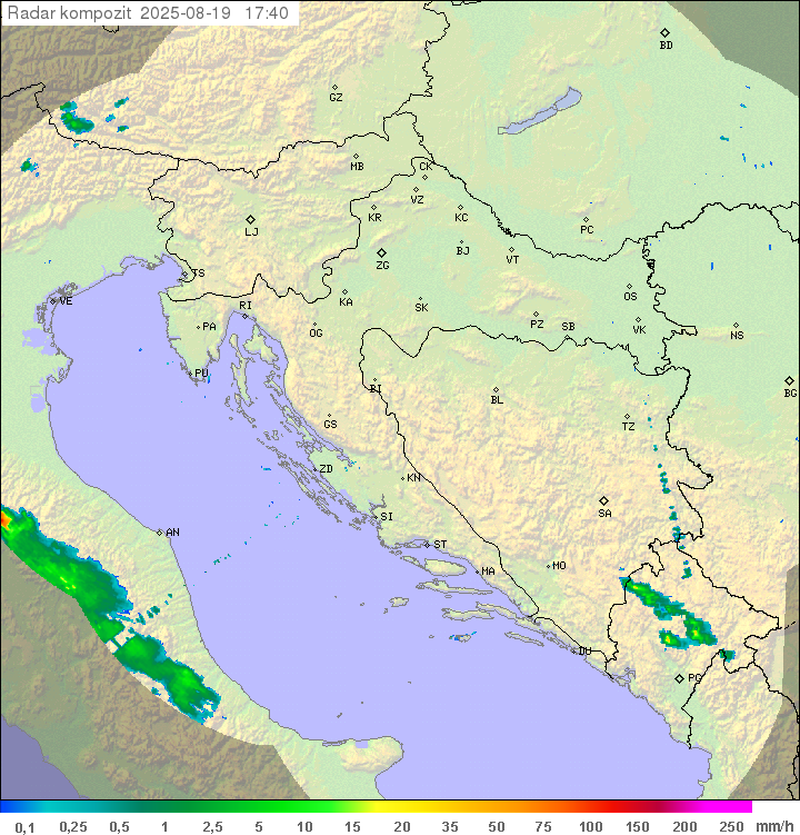 Padavine Hrvaška