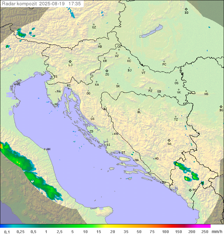 Padavine Hrvaška