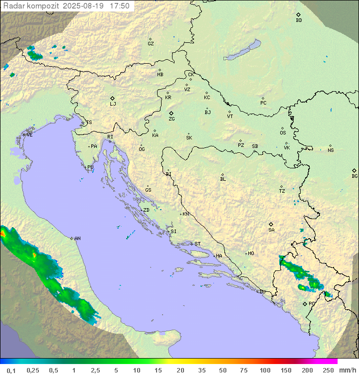 Padavine Hrvaška