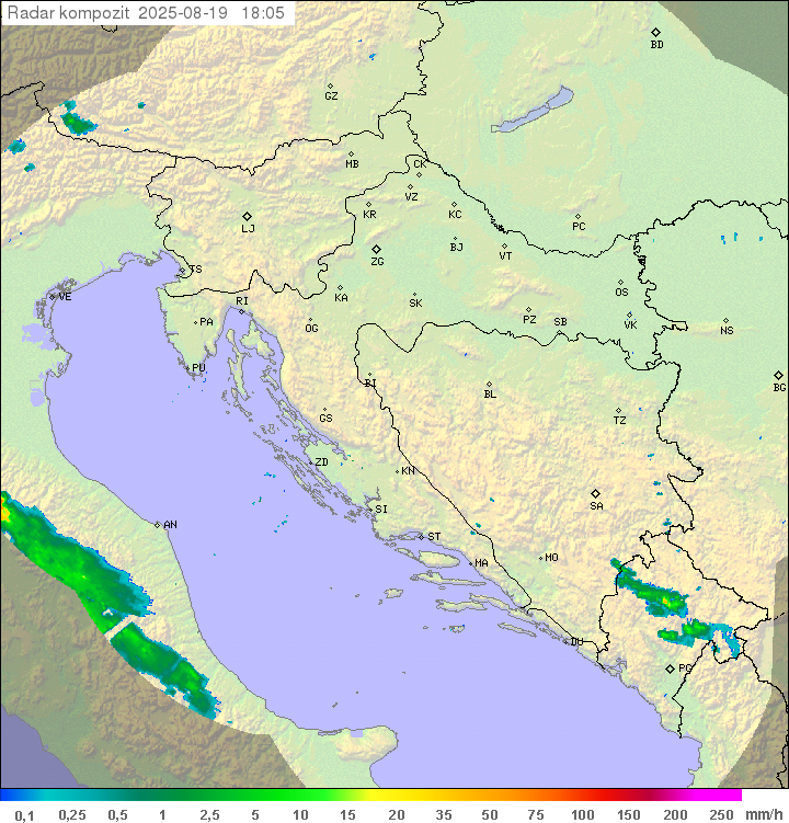 Padavine Hrvaška