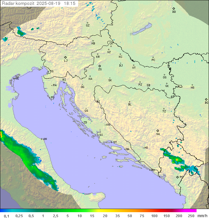 Padavine Hrvaška